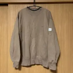 Lee ブラウン クルーネック トレーナー L