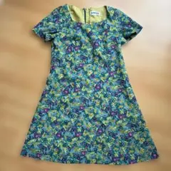 Joconomola 花柄 半袖 ひざ丈ワンピース