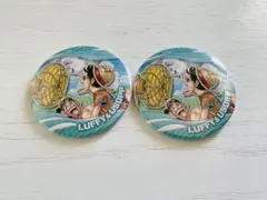 원피스 컬렉션 캔 배지 SUMMER 루피 & 우솝