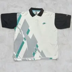 90年代 NIKE challenge court ナイキ ポロシャツ アガシ - メルカリ