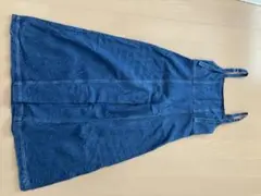 デニム　ジャンパースカート