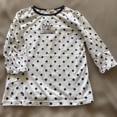 f dash 水玉模様 七分袖カットソー 160