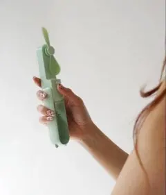 新品・未使用 猫耳折りたたみ式 ミニポータブルファン ハンディファン USB充電