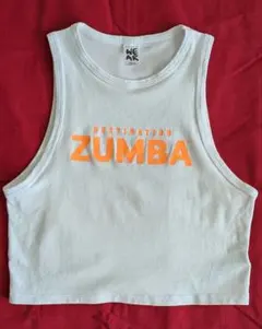 ZUMBA 正規品 (クロップド丈 タンクトップ 白)のサムネイル