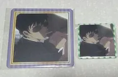 コナンランド 松田陣平 コースター 缶バッジ