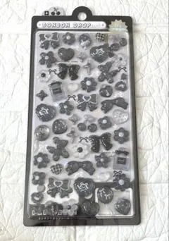 【正規品】　ボンボンドロップ　ぶらっくボンボン　黒　リボン　モノクロ　クーリア