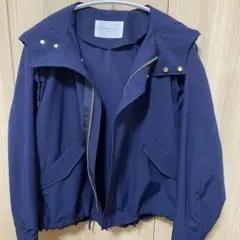 ⭐︎美品⭐︎ネイビー フード付きプルゾン　OPAQUE.CLIPのサムネイル
