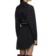 ALEXANDER WANG ロゴ ウエストバンド シャツドレス blackのサムネイル