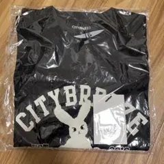 ロゴ入りブラッククロップドTシャツ　Sサイズ