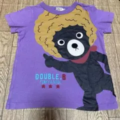 DOUBLE.B ミキハウス Tシャツ 100cm パープルのサムネイル