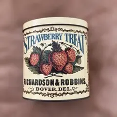 アンティーク風　ストロベリートリート缶 リチャードソン＆ロビンズ