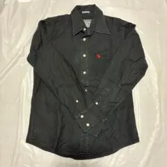 abercrombie &fitch ブラックシャツ　メンズ　Sサイズのサムネイル