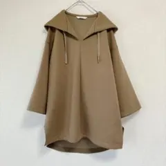 ビアズリー パーカー プルオーバー フーディー ポンチョ フリー 