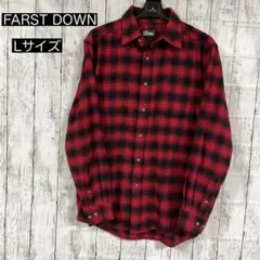 FARSTDOWN/ファーストダウン/チェック柄/カジュアルシャツ