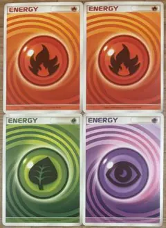 ポケモンカード うずまきエネルギー 炎 草 超セット 2009年