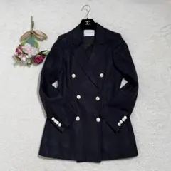 ユナイテッドアローズ リネン　リネン ブレザー ジャケット　ダブルブレスト