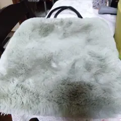 グリーンファートートバッグ 大きめ スクエア型Ａ4が入る大きさです。