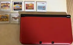 ニンテンドー3DS LL レッド 本体 + ゲームセット