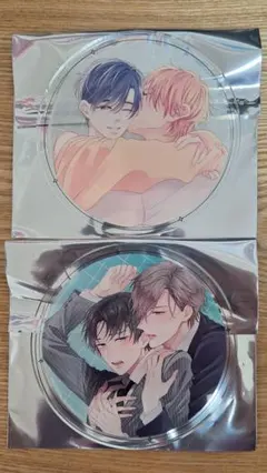 moment＆アメイロ アクリルコーター2枚 グラッテ 白松&あがた愛