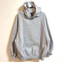 SPRAY PREMIUM オーバーサイズフード付パーカー　無地グレー　裏起毛