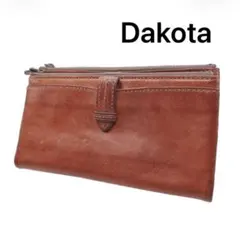 Dakota 長財布 ブラウン 本革 ベルトデザイン シンプル 人気シリーズ
