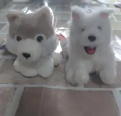 くったりサモエドくん&もふっとオオカミミステリアス★お値下げ★