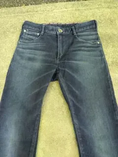 EDWIN JERSEYS ダークブルー ストレートジーンズ