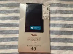 Tabio タイツ M-L ネイビー グレー