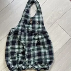 ベビー　チェック　ロンパース