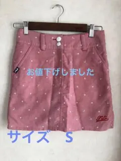 FILA レディース ゴルフ スカート キュロット　ピンク