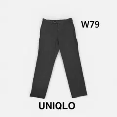 UNIQLO ウォームスマートパンツ グレンチェック W79 丈短め