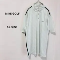 NIKE GOLF ボタンダウンポロシャツ　XL ライトグリーン　半袖のサムネイル