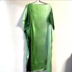 グラデーショングリーン カットソーワンピース