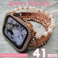 apple watch カバー 41mm アップルウォッチ キラキラケース RD