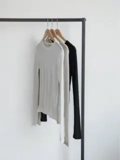 【NOKCHA】accent simply sheer tops アイボリーのサムネイル