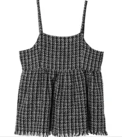 Green Parks ELENCARE DUE ツイードバックリボンキャミ