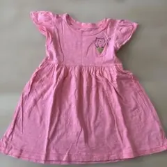 baby GAP ピンク 猫ポケット ワンピース
