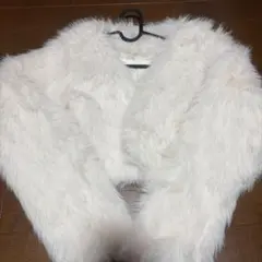 SHEIN dazy ホワイトファーコート Mサイズ