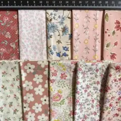 ハギレ　カットクロス　まとめ売り　パッチワーク20㎝×20㎝　10枚セット167