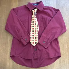 POLO 長袖シャツ 110 ネクタイ付き