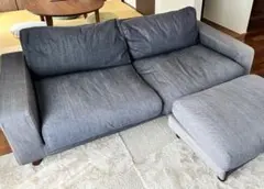 無印良品 ソファ 2.5シーター デニム ヘッドレストあり - メルカリ