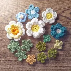 【匿名配送】かぎ針編み お花モチーフ セット 【特価】