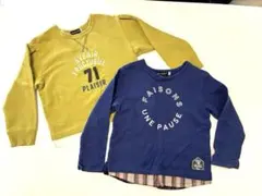 Bebeトレーナー 110cm 2枚セット カットソー