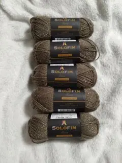 ソロフィム　ラメ　3番 ブラウン　5玉