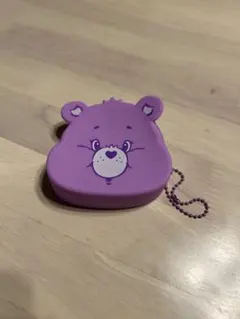 Care Bears クマの顔型ポーチ パープル