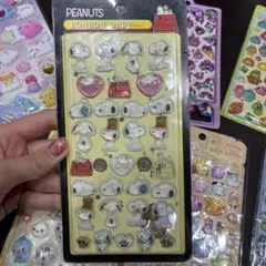 K*a様 PEANUTS BONBON DROP スヌーピーシール 24枚入り