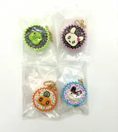 【24時間以内匿名発送】たまごっち手作りおやつチャーム平成女児チョコ 4個セット