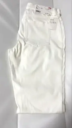 【Mサイズ】レギンスパンツ　ユニクロ　ホワイト　新品未使用