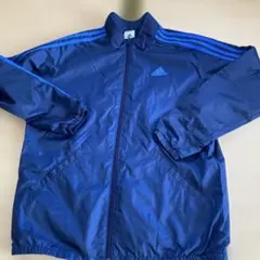 adidas ネイビー ナイロンジャンパー