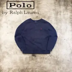 90s Polo by Ralph Lauren 紺色 スウェット XL